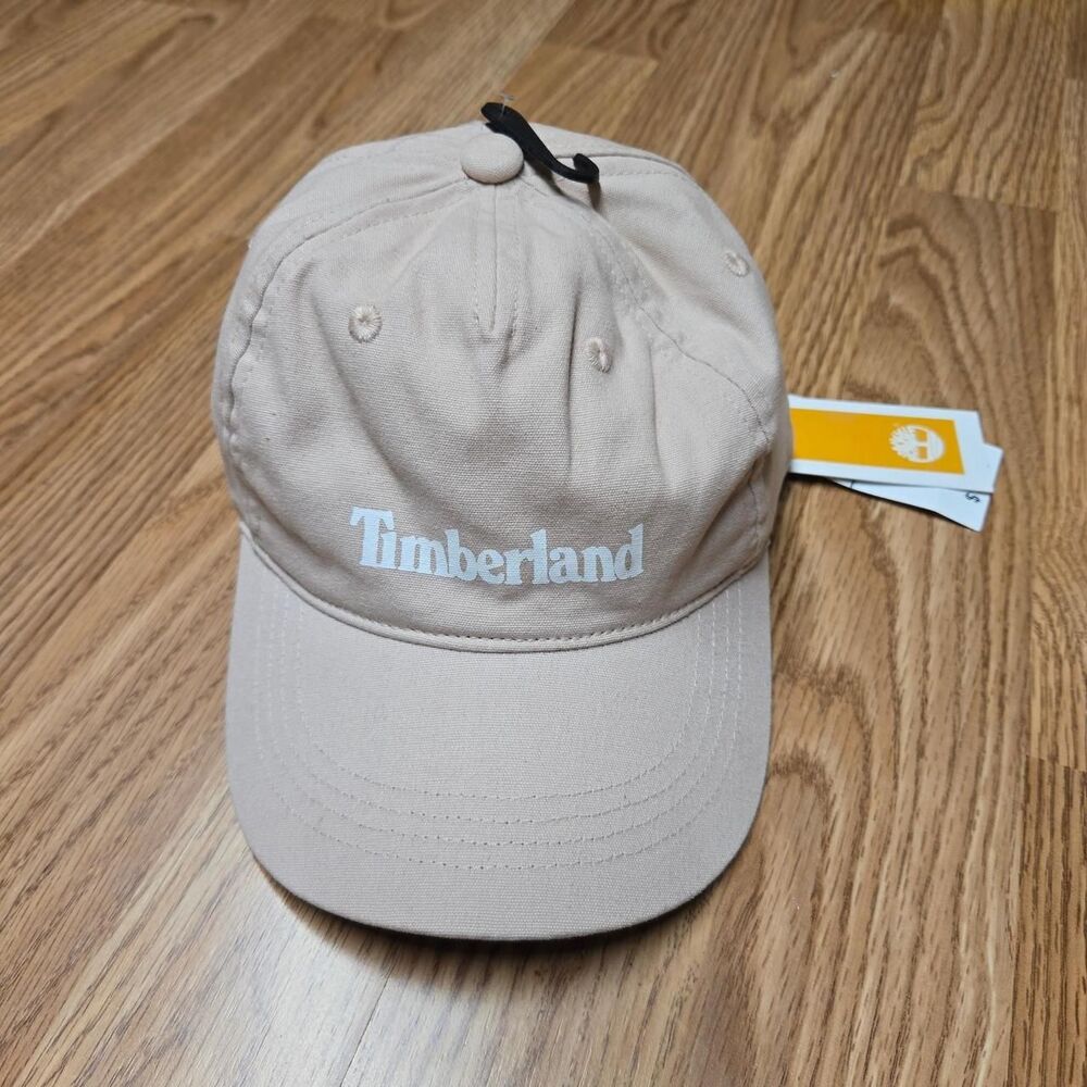 Timberland Women's Adjustable Pink and White Cap